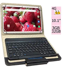 Планшет-телефон Adronix S 232 LTE 2/32 Pink + Чохол із Bluetooth клавіатурою - мініатюра 2