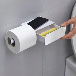 Настінний тримач для туалетного паперу Joseph Joseph EasyStore (70529) - мініатюра 2