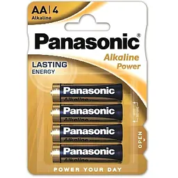 Батарейка Panasonic LR6REB/4BPR ALKALINE POWER лужна AA блістер 4 шт.