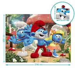 Дитячий пазл "The Smurfs: Привіт усім!" DoDo Toys 200662, 30 елементів - мініатюра 3