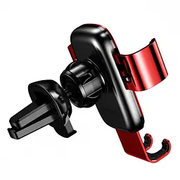 Тримач в машину Baseus Metal Age Gravity Car Mount Air Outlet Version срібний (21739) - мініатюра 4