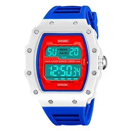 Чоловічий наручний годинник 2296BU Blue Skmei acs0030044 - мініатюра 2