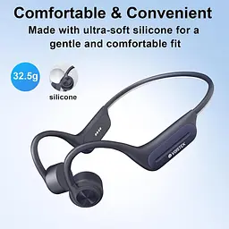 Навушники Voistek Bone Conduction, Bluetooth 5.3 з MP3-плеєром 32 ГБ, IP68 Водонепроникні вібрирні спортивні навушники - мініатюра 4