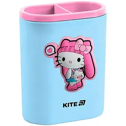 Стакан-подставка Kite с фигуркой Hello Kitty розово-голубой (HK25-170-1)
