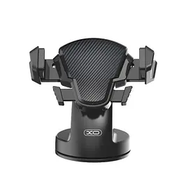 Автотримач XO C88 Suction Cup Car Bracket One-touch lock for stable travel Чорний - мініатюра 7