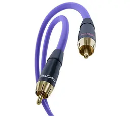 Сабвуферний кабель RCA-RCA Melodika Purple Subwoofer Cable MDS-W30 3m - мініатюра 1
