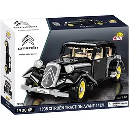 Конструктор Cobi Citroen Traction Avant 11CV масштаб 1:12, 1900 деталей (COBI-24337)