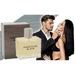 Духи з феромонами для чоловіків Aurora Phero-musk Black, 100 ml - мініатюра 2