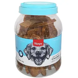 Wanpy Chicken Jerky Steaks ванпи филе куриное вяленое полоски Ласощі для собак 0.908кг