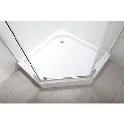 Душова кабіна з низьким піддоном Mixxus Lines SCT01-90x90x198-Tr прозоре скло 6мм New (в 2 ящ) chrome MI8370, Хром, прозорий, хром - мініатюра 6