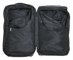 Велика дорожня сумка на колесах Airtex 827 98л L Cірий - мініатюра 5
