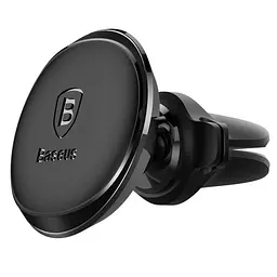 Автотримач магнітний Baseus Magnetic Air Vent OS with cable clip (C40141201113-00) Black - мініатюра 2