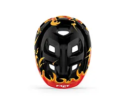 Шолом Met Hooray CE Black/Fire XS (1052-3HM 144 CE00 XS BF1) - мініатюра 2