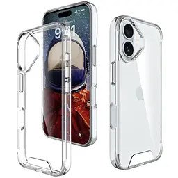 Чохол TPU Space Case transparent для Apple iPhone 17 Air (6.5) Прозорий - мініатюра 3