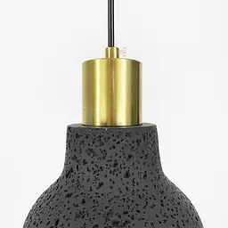 Підвіс Terrazzo Toco із чорним бетонним плафоном в стилі Ар-деко Line.F MJ 167/1 BK - мініатюра 7
