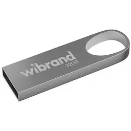 Флеш накопичувач USB 32Gb Wibrand Irbis сріблястий USB 2.0 (WI2.0/IR32U3S)