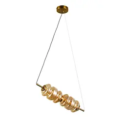 Світильник підвісний LED Levistella 800P3166 (110*310) AM, бронзовий, метал + скло, сучасний стиль