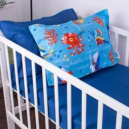 Простирадло MirSon Kids Time Сатін, 22-1314, Cerulean - мініатюра 4