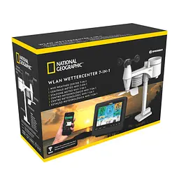 Метеостанція National Geographic WIFI Colour Weather Center 7-in-1 Sensor (9080600) - мініатюра 6