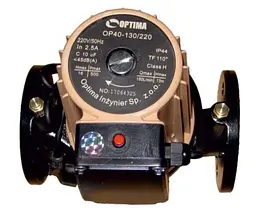 Насос циркуляційний фланцевий Optima OP40-130 220мм + кабель з вилкою - мініатюра 5
