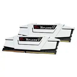 Модуль пам'яті G.Skill DDR4 32GB (2x16) 3600MHz RipjawsV WHITE (F4-3600C18D-32GVW) - мініатюра 2