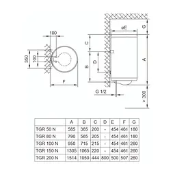 Бойлер TIKI TGR100NPRIMEM100V9_TIKI (700173) - мініатюра 2