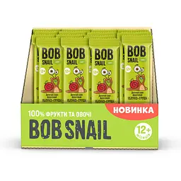 Дитячий снек  Bob Snail Яблуко-Груша 17 г - мініатюра 3
