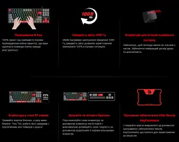 Механічна ігрова клавіатура A4Tech Bloody S-310-N BLMS Red Plus Switch USB RGB Black - мініатюра 10