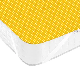 Непромокаемый наматрасник 70х120 DOTS MUSTARD COSAS (4822052084687)