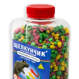 Отрута для мишей та щурів Щелкунчик у гранулах, 190 г, з ароматом - мініатюра 2