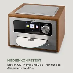 Інтернет-радіо Auna Silver Star CD Cube 10Вт (10033003) - мініатюра 2