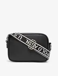 Крос-боді U.S.POLO ASSN BLCK(чорно-білий ремінець) - мініатюра 2