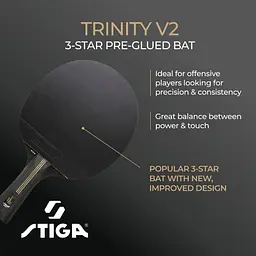 Ракетка для настільного тенісу Stiga Trinity V2 3 Star FL (1213-1208-35) - мініатюра 10