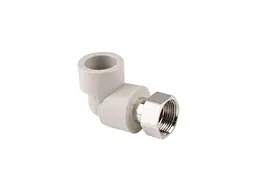 Кут Thermo Alliance 3/4" 90° d 25мм поліпропіленовий 3/4"В латун. накид. гайка, лат. шток для поліпроп. труб (DSE702)