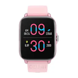 Розумні смарт-годинник Colmi P28 Plus фітнес браслет Pink (17833) - мініатюра 3