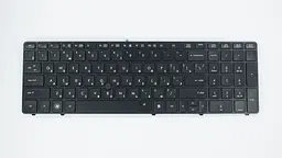 Клавіатура для ноутбука HP (EliteBook: 8560P, 8570P, 8570W) rus, black, black frame з джойстиком