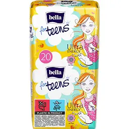 Прокладки гігієнічні Bella for Teens Ultra Energy Silky Drai Deo Exotic Fruits 20 шт. 