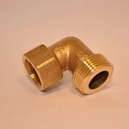Коліно перехідне Lexline К.0121-В 1/2"х 3/4"Н посилене латунь 30412 - мініатюра 3