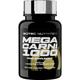 Карнітин Scitec Nutrition Mega Carni 1000 60 капсул