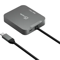 Багатопортовий мультиадаптер J5create JCD3191-N, USB Type-C 5-в-1 білий - мініатюра 2