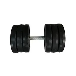 Гантель Newt 16,5 кг композитна Чорний (ML-144-K-45)