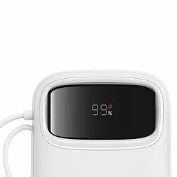 Повербанк Baseus QPow2 Dual-Cable 10000 mAh 22.5W (P10055001222-B1) White - мініатюра 5