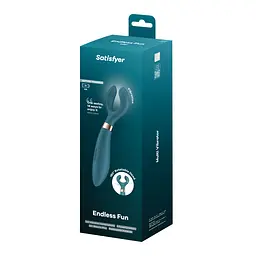 Вібратор для пар Satisfyer Endless Fun Battery Series, три мотора, багатофункціональний - мініатюра 7