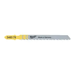 Полотна для лобзиків T101BR MILWAUKEE, 75х2,5мм, (5шт), (зворотній різ) - мініатюра 3