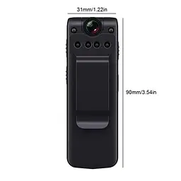 Відеокамера RIAS NO109 Mini Full HD 1080P WiFi Black - мініатюра 3