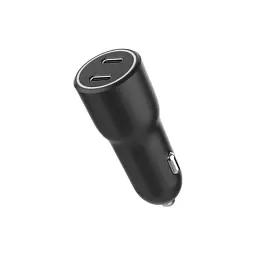 Зарядний пристрій Gembird 2xUSB-C (PD 20W) black (TA-UC-C2PD40-CAR-01) - мініатюра 6