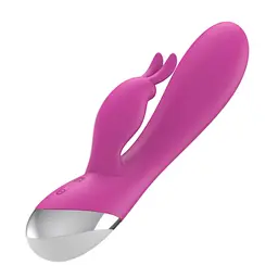Вібратор-кролик A-GUSTO AG-002 19.5 см (рожевий) - мініатюра 11