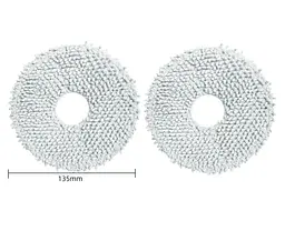 Мікрофіброві накладки (ганчірки) для робот-пилососа Roborock QR 798 White ( QVRRS52-00 / QVRRS02-00 ) 2 шт. - мініатюра 6