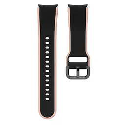 Браслет Double Line для Samsung Galaxy Watch 6 Classic 43mm 6 Classic 47mm - чорно-бежевий ширина кріплення 20мм силікон Watchbands (W11-9WB45194224) - мініатюра 4