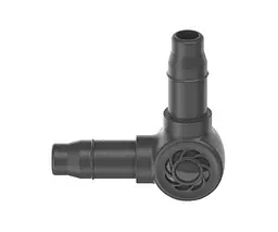 З'єднувач L-подібний Gardena Micro-Drip-System для шлангів 4,6 мм, 10 шт (13212-20)